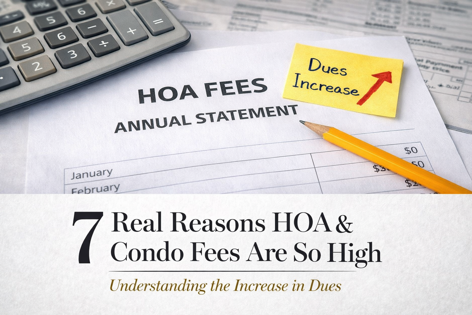 7 Reasons HOA & Condo Fees Are So High – The Truth About Your Monthly Dues